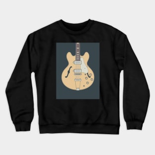 Natural Kasino Guitar Crewneck Sweatshirt